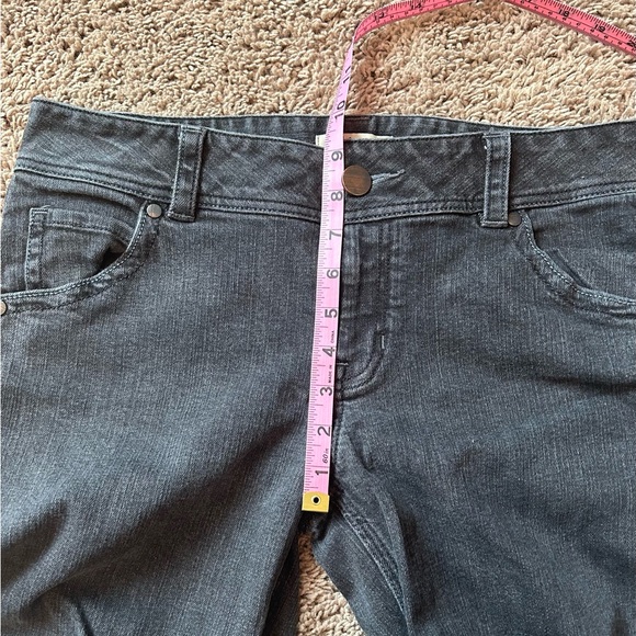 CAbi Womens Size 10 Jeans Pants BOOTCUT ONYX Dk GRAY BLACK DENIM Pants - Picture 7 of 9